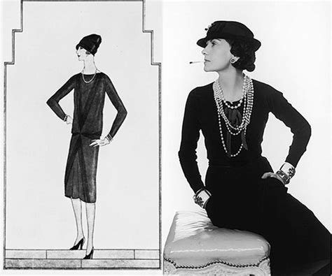 coco chanel 1925 poverty deluxe coat dress|Coco Chanel—The Little Black Dress .